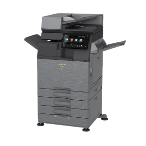 Front view of Sharp BP50C26 color multifunction printer